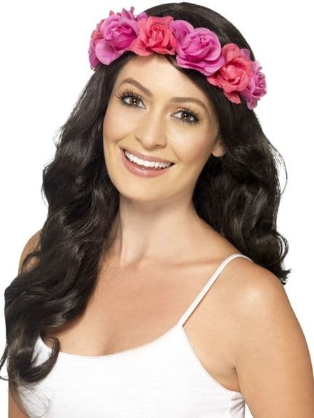 Hawaiian Pink Flower Headband