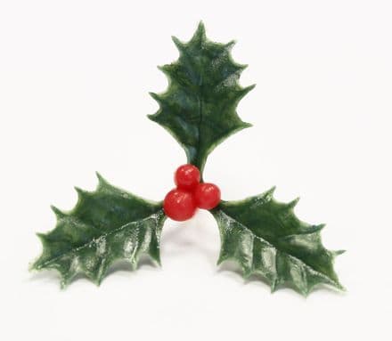 Holly and Berries Cake Topper