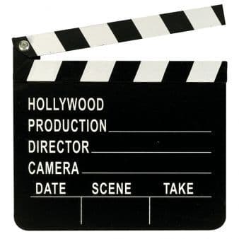 Hollywood Clapperboard Decoration