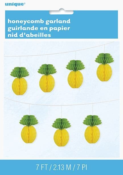 Honeycomb Pineapple Paper Garland
