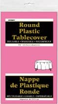 Hot Pink Round Tablecover 84