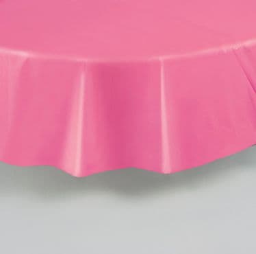 Hot Pink Round Tablecover 84