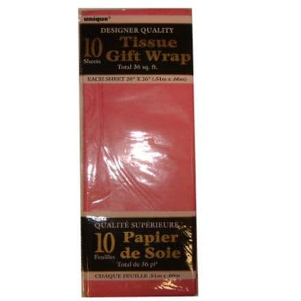 Hot Pink Tissue Paper 10 Sheet Pack