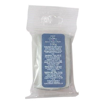 House Of Cake Silver Sugar Paste 100g
