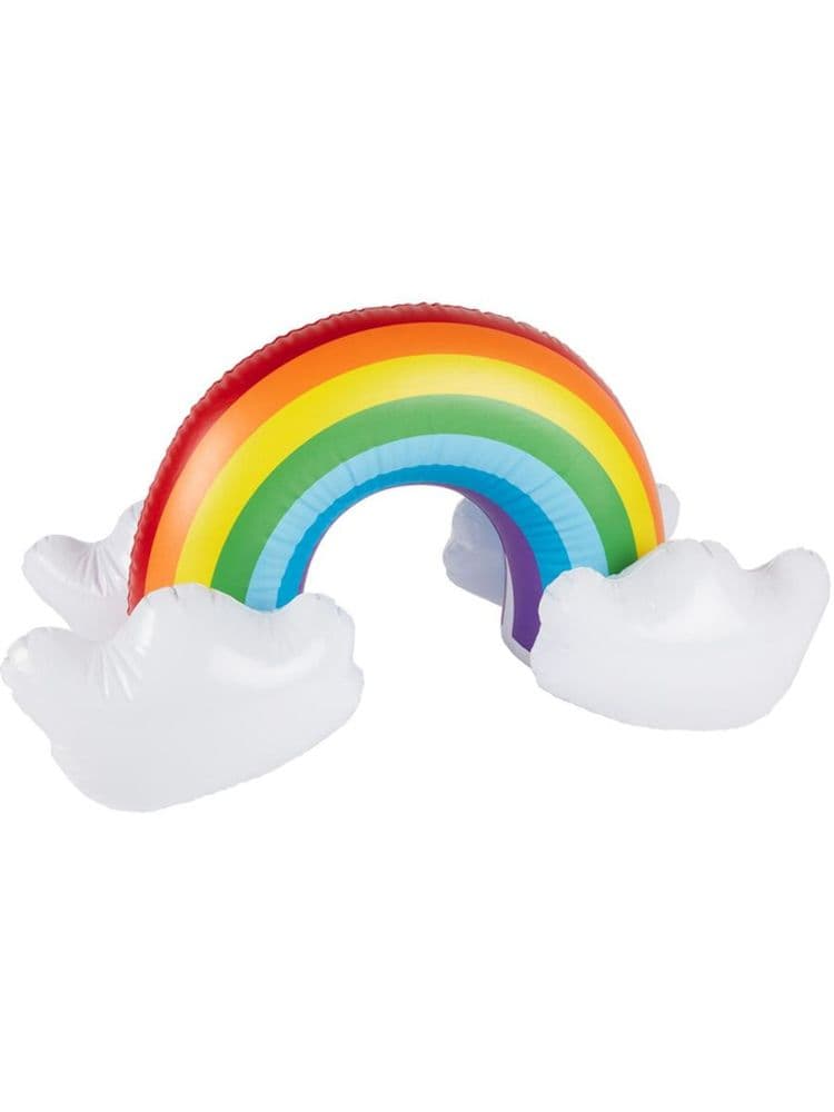 Inflatable Rainbow with Clouds