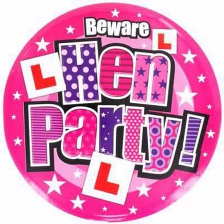 Jumbo 'Hen Party' Badge