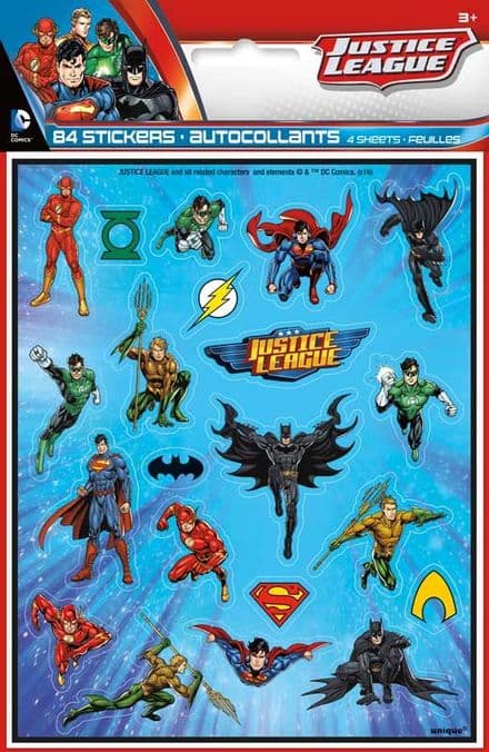 Justice League Stickers