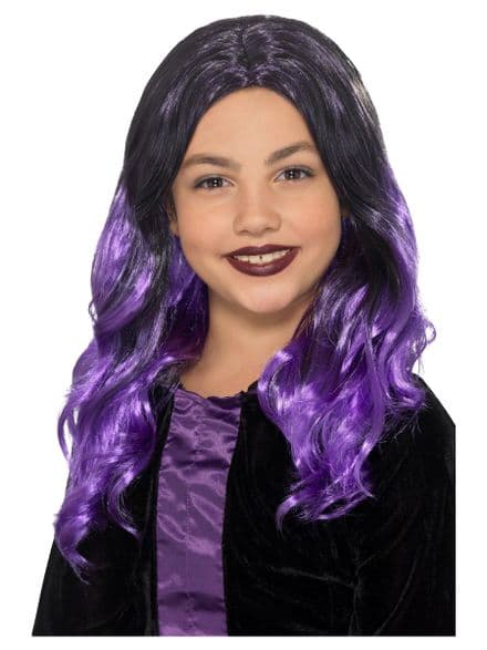 Kids Purple Witch Wig