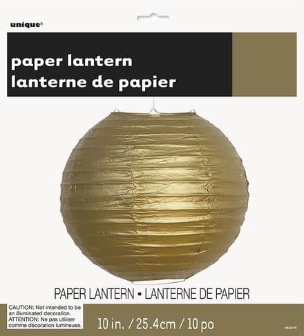 Lantern Decoration In Gold