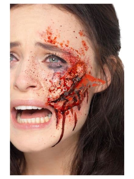 Latex Glass Wound Prosthetic
