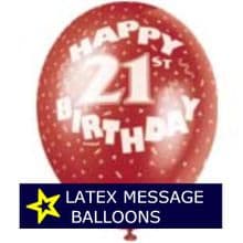 Latex Message Balloons