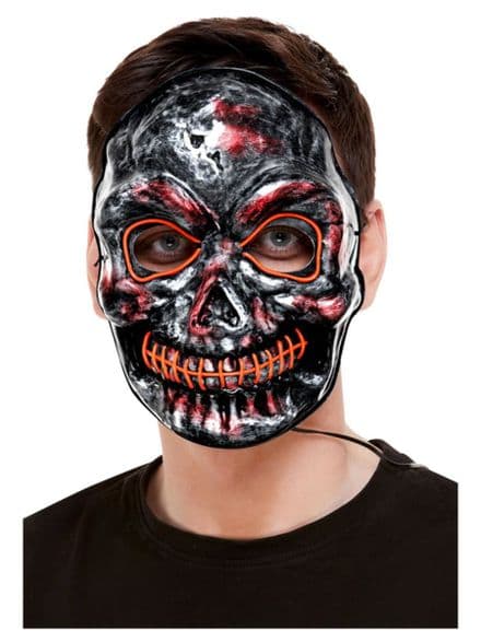 Light Up Skeleton Stitch Face Mask