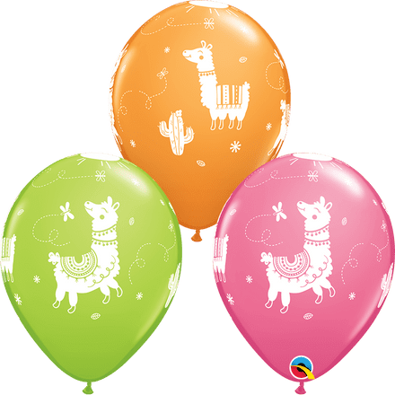 Llama Print Latex Balloons