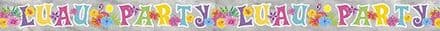 Luau Party Foil Banner
