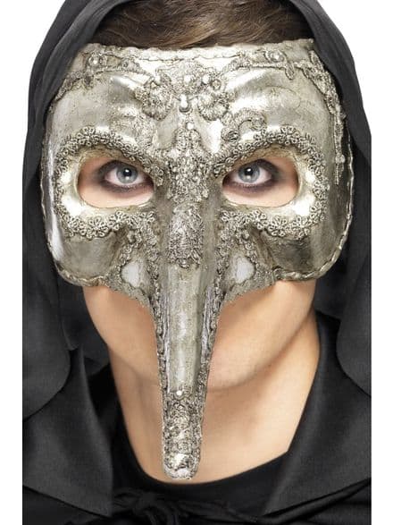 Luxury Venetian Capitano Eye Mask