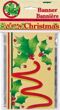 Merry Christmas Party Foil Banner