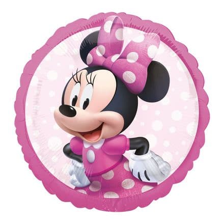 Minnie Mouse Polka Dot Bow Foil Helium Balloon