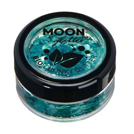 Moon Bio Chunky Glitter in Turquoise
