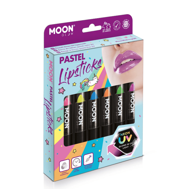 Moon Creations Pastel Neon UV Lipstick Set