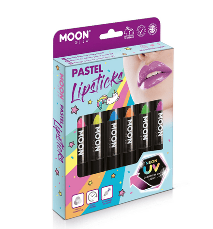 Moon Creations Pastel Neon UV Lipstick Set