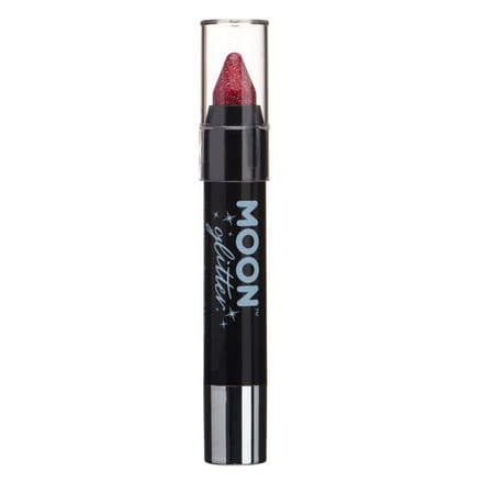 Moon Glitter Body Crayon in Red