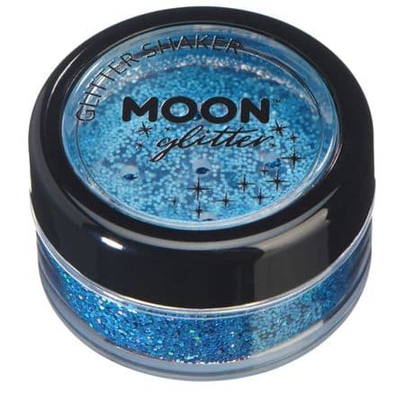 Moon Glitter Shaker in Blue