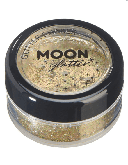 Moon Glitter Shaker In Gold