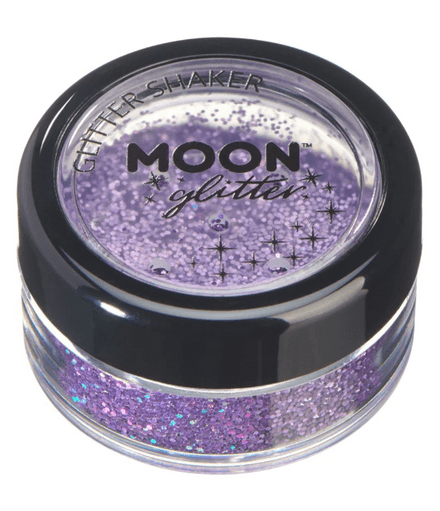 Moon Glitter Shaker in Purple