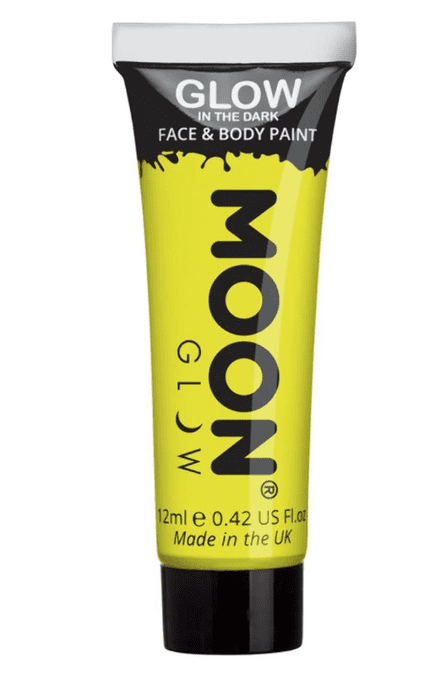 Moon Glow In The Dark Body Paint - Yellow