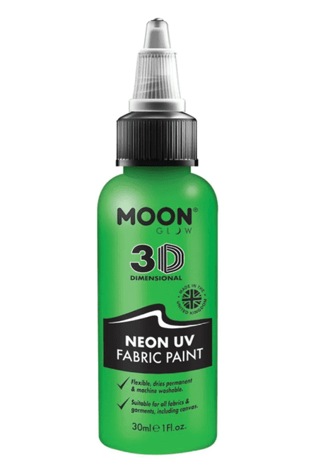 Moon Neon UV 3D Fabric Paint In Green