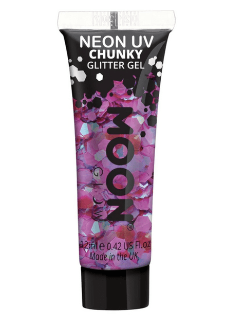 Moon Neon UV Chunky Glitter Gel - Purple