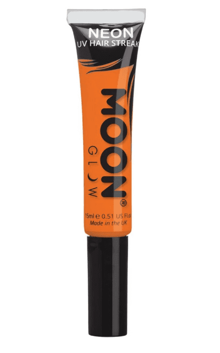 Moon Neon UV Hair Streak In Orange