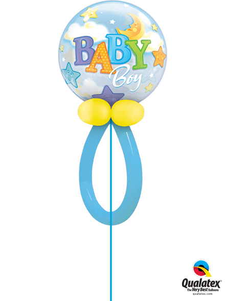 Moon & Stars Pacifier Dummy  Bubble Balloon