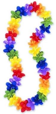 Multi-Colour Hawaiian Flower Lei