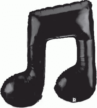 Music Note Super Shape Foil Balloon