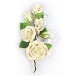 Non Edible Ivory Rose Sugar Decoration