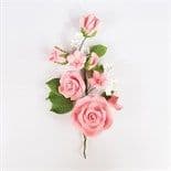 Non Edible Pink Rose Sugar Decoration