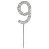 Number Nine Diamante on Stem