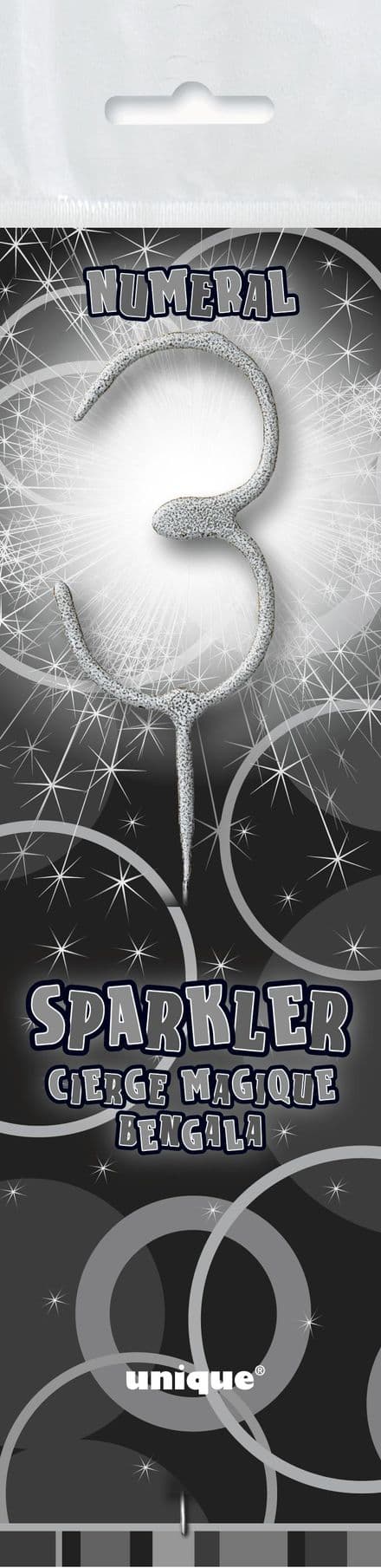 Number Sparkler 3