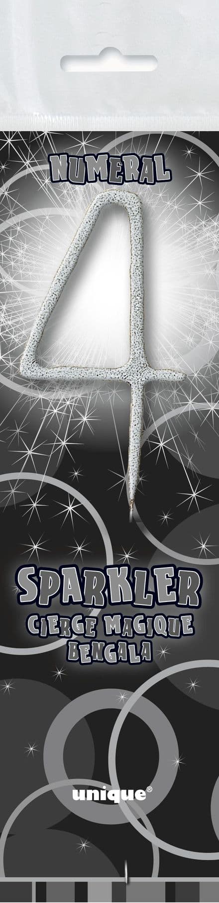 Number Sparkler 4
