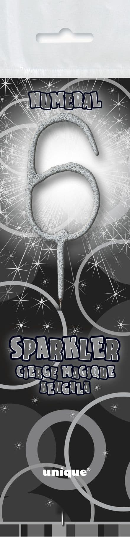 Number Sparkler 6