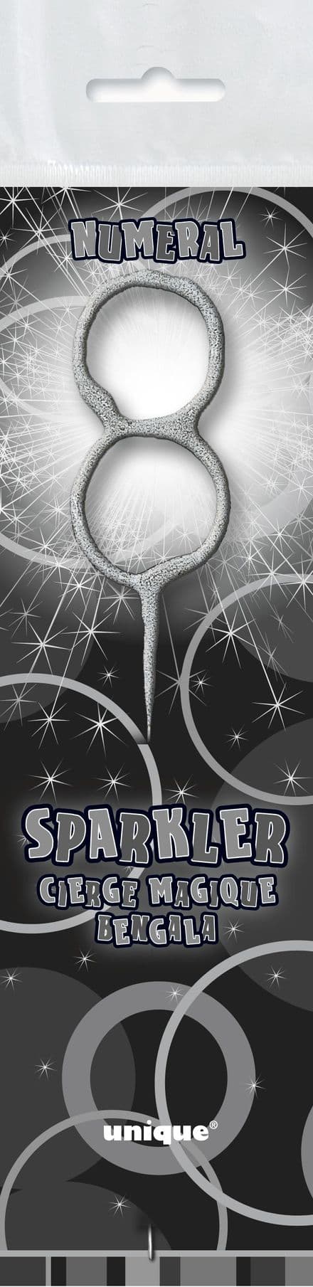 Number Sparkler 8