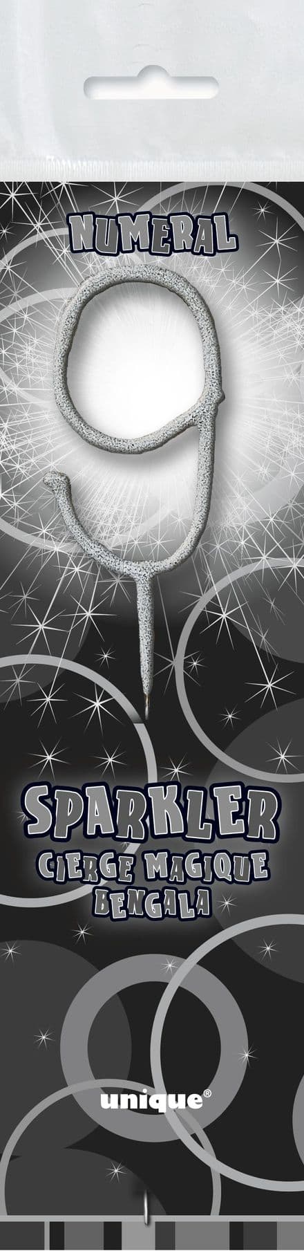 Number Sparkler 9