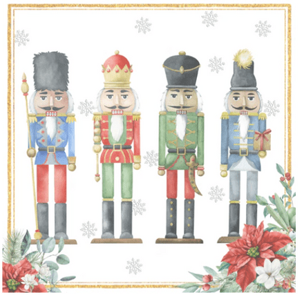 Nutcracker Quartet Christmas Napkins