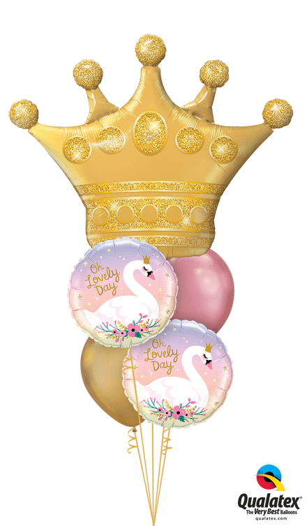 Oh Lovely Day Crown Foil & Latex Bouquet