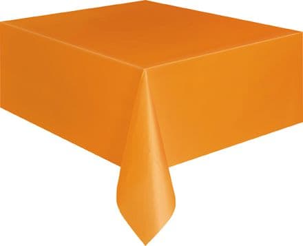 Orange Rectangular Tablecover 54" x 108"/ 137cm x 274cm