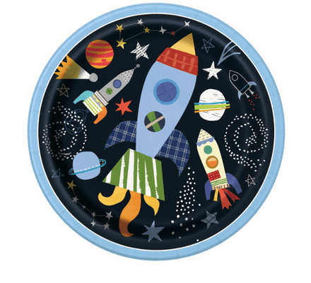 Outer Space Paper Party Plates