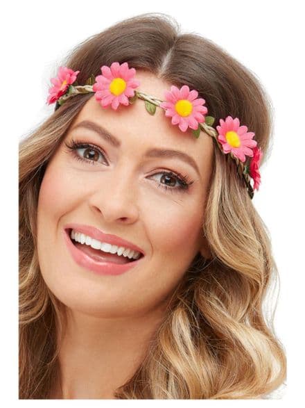 Pack of 3 Hawaiian/Hippie Daisy Chain Headbands
