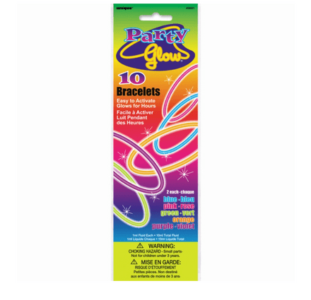 Party Glow Bracelets 10 Pack