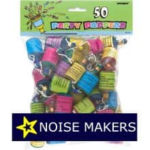 Party Poppers & Noise Makers